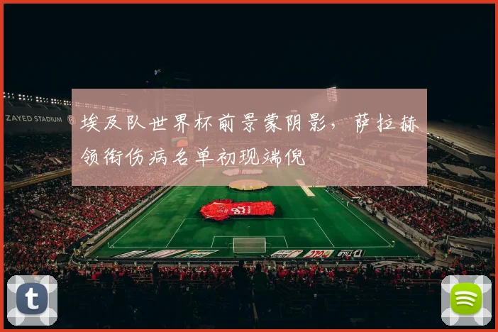 埃及队世界杯前景蒙阴影，萨拉赫领衔伤病名单初现端倪